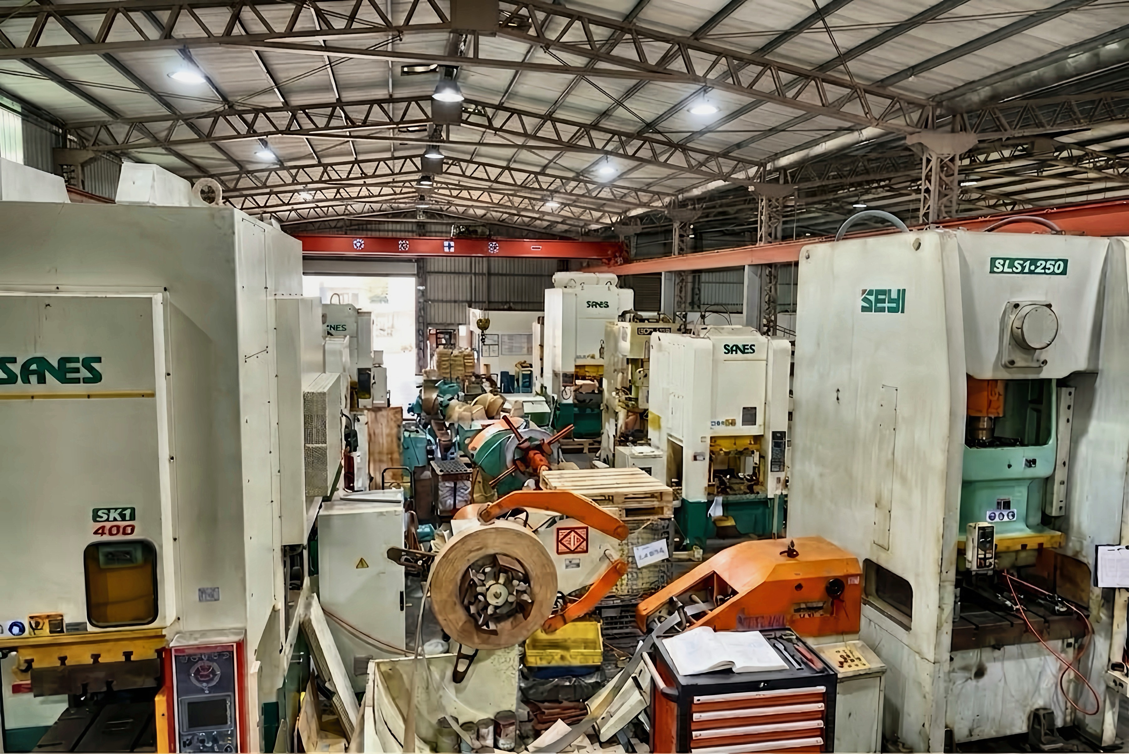 GY Industrial stamping press production floor